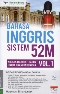 Bahasa Inggris Sistem 52 m vol. 1