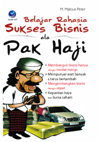 Belajar Rahasia Sukses Bisnis Ala Pak Haji