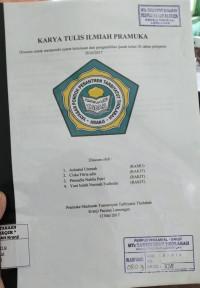 Karya Ilmiah Pramuka