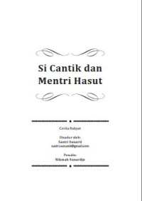 Si Cantik dan Mentri Hasut